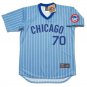 Joe Maddon Chicago Cubs Official Baseball Majestic Throwback Jersey