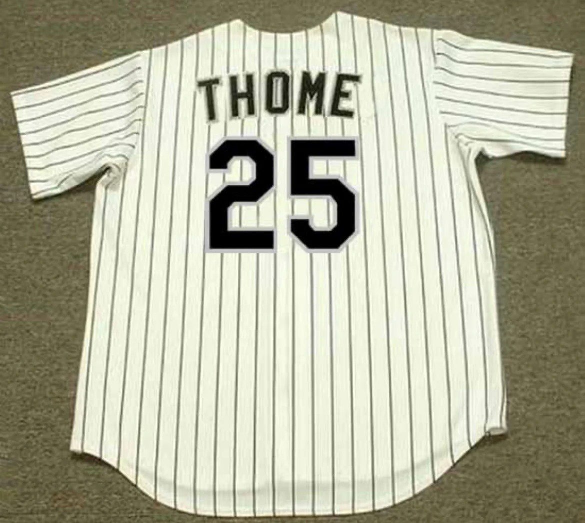 Jim Thome 2006 Chicago White Sox Official Baseball Majestic Jersey