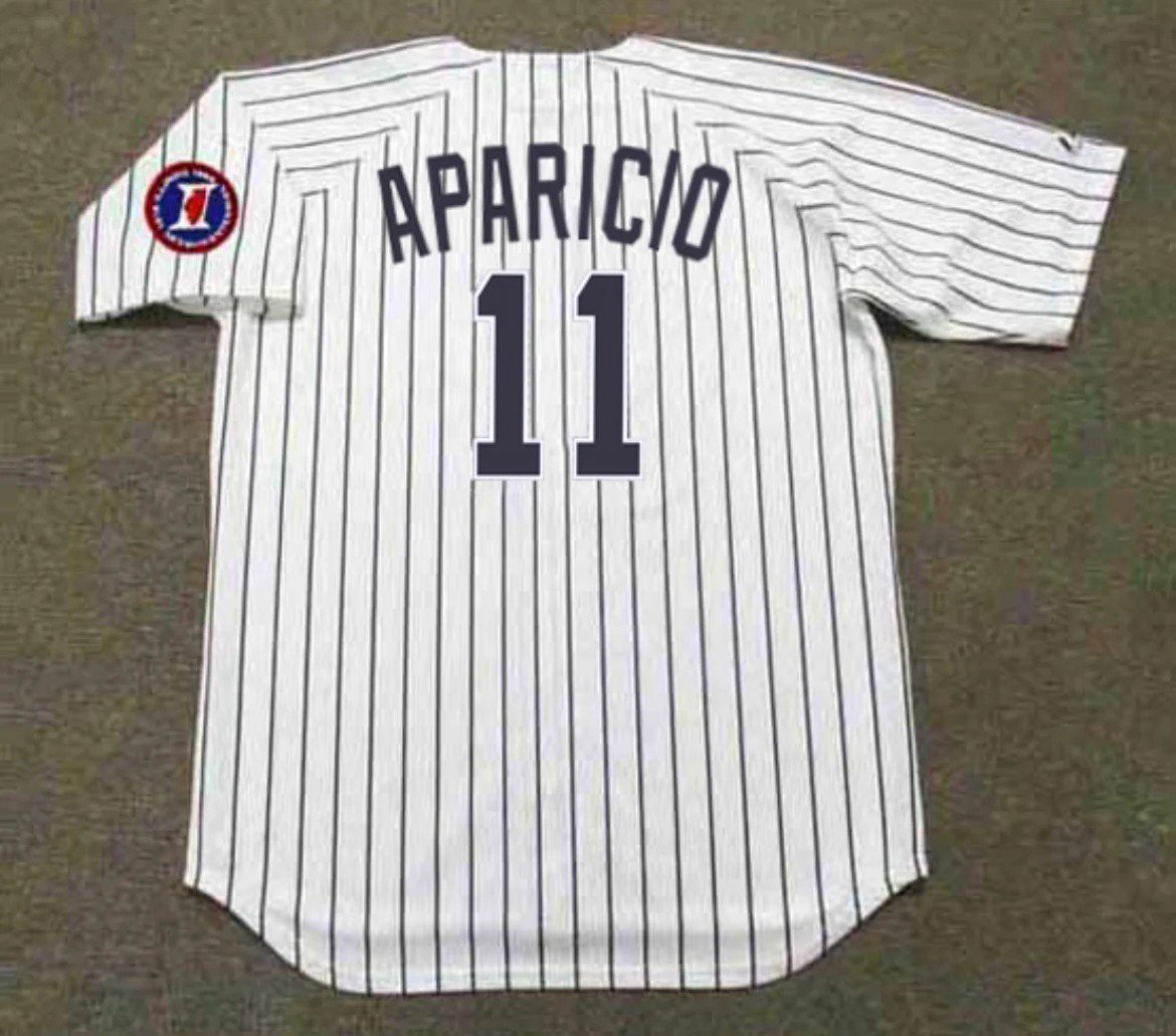 Luis Aparicio 1968 Chicago White Sox Official Baseball Majestic Jersey