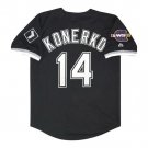 Paul Konerko 2005 Chicago White Sox Official Baseball Mitchell & Ness Jersey black