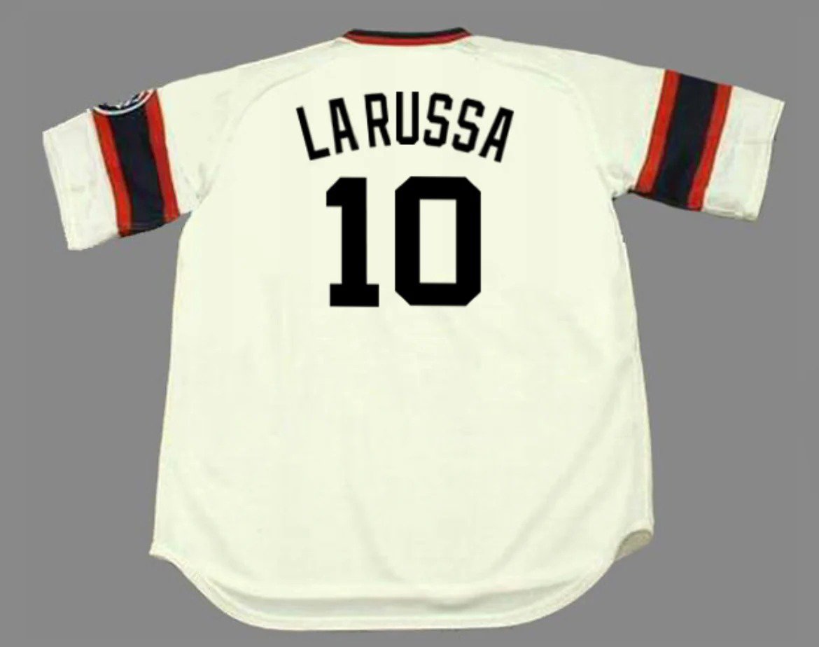 TONY LARUSSA Chicago White Sox Official Baseball Majestic Jersey
