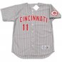 Barry Larkin 1993 Cincinnati Reds Official Baseball Majestic Jersey