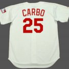 Bernie Carbo Cincinnati Reds Official Baseball Majestic Jersey