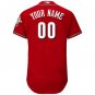 Any Name & Number Customized Cincinnati Reds Los Rojos Official Baseball jersey