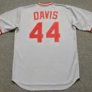 Eric Davis 1987 Cincinnati Reds Official Baseball Majestic Jersey