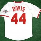 Eric Davis 1990 World Series Cincinnati Reds Official Baseball Majestic Jersey