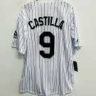 Vinny Castilla Colorado Rockies Official Baseball Majestic Jersey