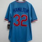 Josh Hamilton Texas Rangers official Baseball Jersey Majestic retro