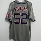 Jim Abbott Anaheim California Angels Official Baseball Majestic Jersey