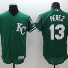 Salvador Pérez Kansas City Royals Jersey  Green St. Patrick’s Day