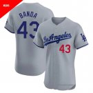 Anthony Banda Los Angeles Dodgers Official Baseball jersey gray