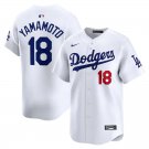 Yoshinobu Yamamoto Los Angeles Dodgers Official Baseball Jersey white