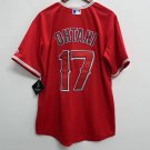 Shohei Ohtani Anaheim Angels Official Baseball Majestic Jersey Red