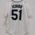 Ichiro Suzuki Seattle Mariners Official Baseball Jersey Mitchell & Ness white