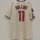 Jimmy Rollins Philadelphia Phillies Official Baseball Jersey 2008 World Series