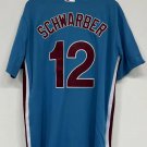 Kyle Schwarber Philadelphia Phillies Jersey blue