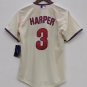 Bryce Harper Philadelphia Phillies Official Baseball Jersey cream