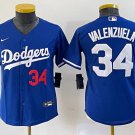 Fernando Valenzuela Los Angeles Dodgers Official Baseball Jersey blue