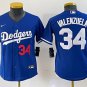Fernando Valenzuela Los Angeles Dodgers Official Baseball Jersey blue