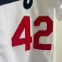 Vintage Jackie Robinson Brooklyn Dodgers Home White with navy blue