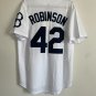 Vintage Jackie Robinson Brooklyn Dodgers Home White with navy blue