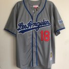 Yamamoto Yoshinobu Los Angeles Dodgers Throwback Jersey gray size