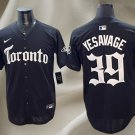 Toronto Blue Jays 39 Kevin Kiermaier Black Gothic Cool Base stitched Jersey