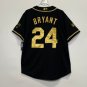 Kobe Bryant #24 Baseball Jersey  Embroidered  Black