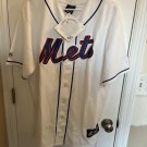 Majestic New York Mets NY Baseball New With Tags NWT Blank White Jersey
