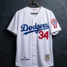 FERNANDO VALENZUELA #34 Los Angeles Dodgers World Series Baseball Jersey
