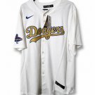 Los Angeles Dodgers World Series White/Gold/Blue Jersey