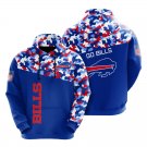 Buffalo Bills color camouflage light weight hoodie