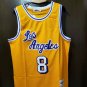 Kobe Bryant Los Angeles Lakers Jersey Yellow Classic Authentics