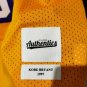 Kobe Bryant Los Angeles Lakers Jersey Yellow Classic Authentics