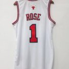 Derrick Rose Chicago Bulls Official Basketball Jersey White