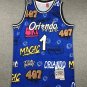 Anfernee Penny Hardaway Orlando Magic Official Basketball Mitchell & Ness Graffiti Jersey