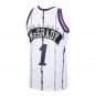 Tracy McGrady Toronto Raptors Official Basketball Mitchell & Ness Jersey white