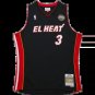 Dwyane Wade Miami Heat Official Basketball Mitchell & Ness Jersey El Heat