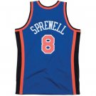 Latrell Sprewell New York Knicks Official Basketball Mitchell & Ness Jersey blue