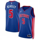 Malik Beasley Detroit Pistons Official Basketball Jersey blue