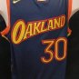 Stephen Curry Golden State Warriors Jersey Navy blue Oakland