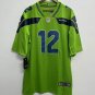 Custom name & Number Seattle Seahawks Neon Green Football jersey