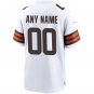 Custom name & Number  Cleveland Browns Football custom made jersey white