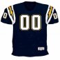 Custom name & Number San Diego Chargers 1980&acirc;��s Football Mitchell & Ness Jersey