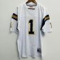 Custom name & Number San Diego Chargers Football Mitchell & Ness Jersey white