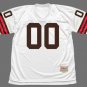 Custom name & Number Classic Cleveland Browns white Football Mitchell & Ness custom made jersey
