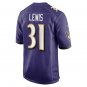 Jamal Lewis Baltimore Ravens Official Football Jersey Purple