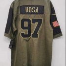 Nick Bosa San Francisco 49ers military salute to service Jersey
