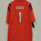 Ja’Marr Chase Cincinnati Bengals Football Jersey orange