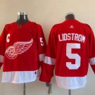 Nicklas Lidström Lidstrom Detroit Red Wings Official Hockey Jersey